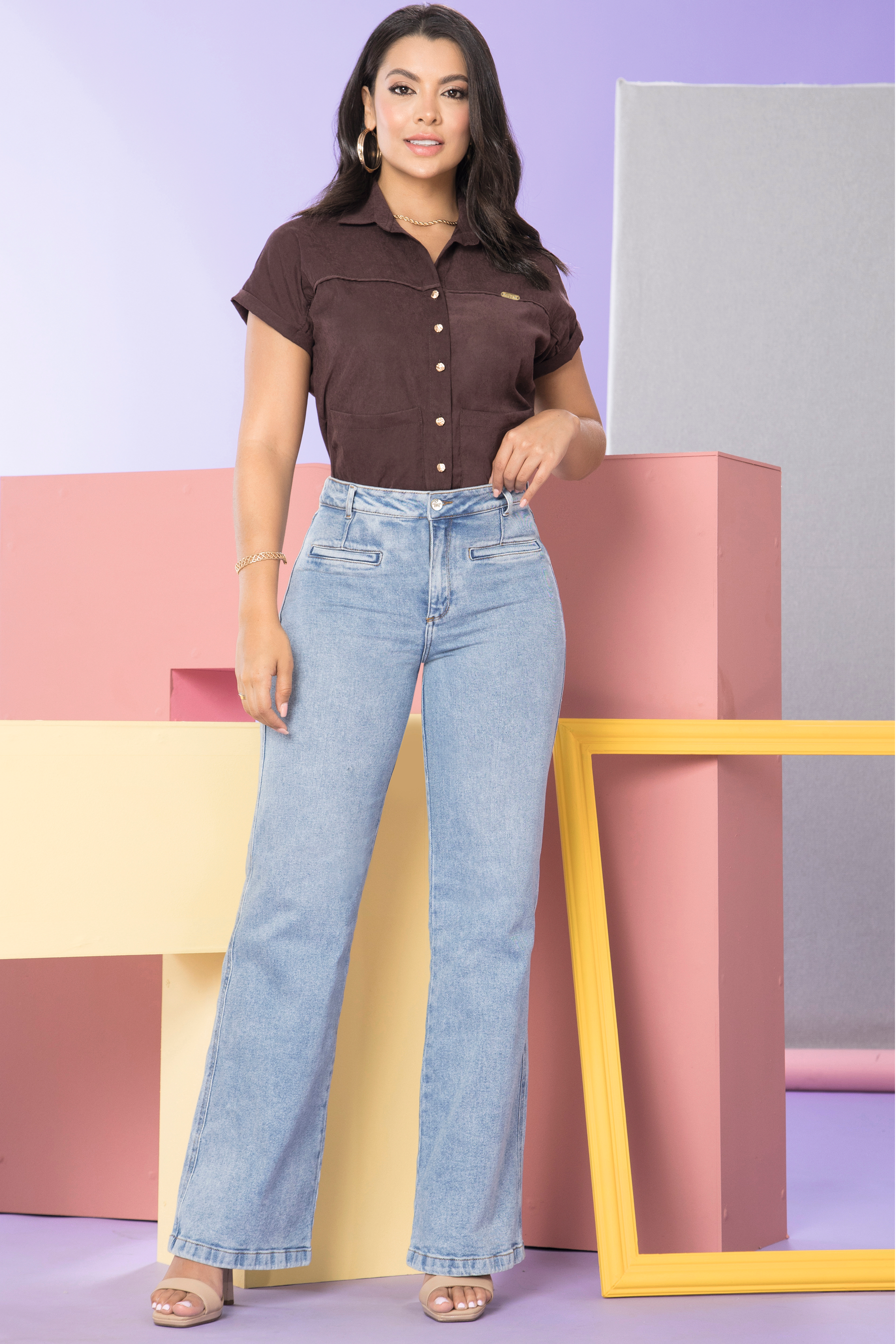JEAN WIDE LEG ALQUÉZAR