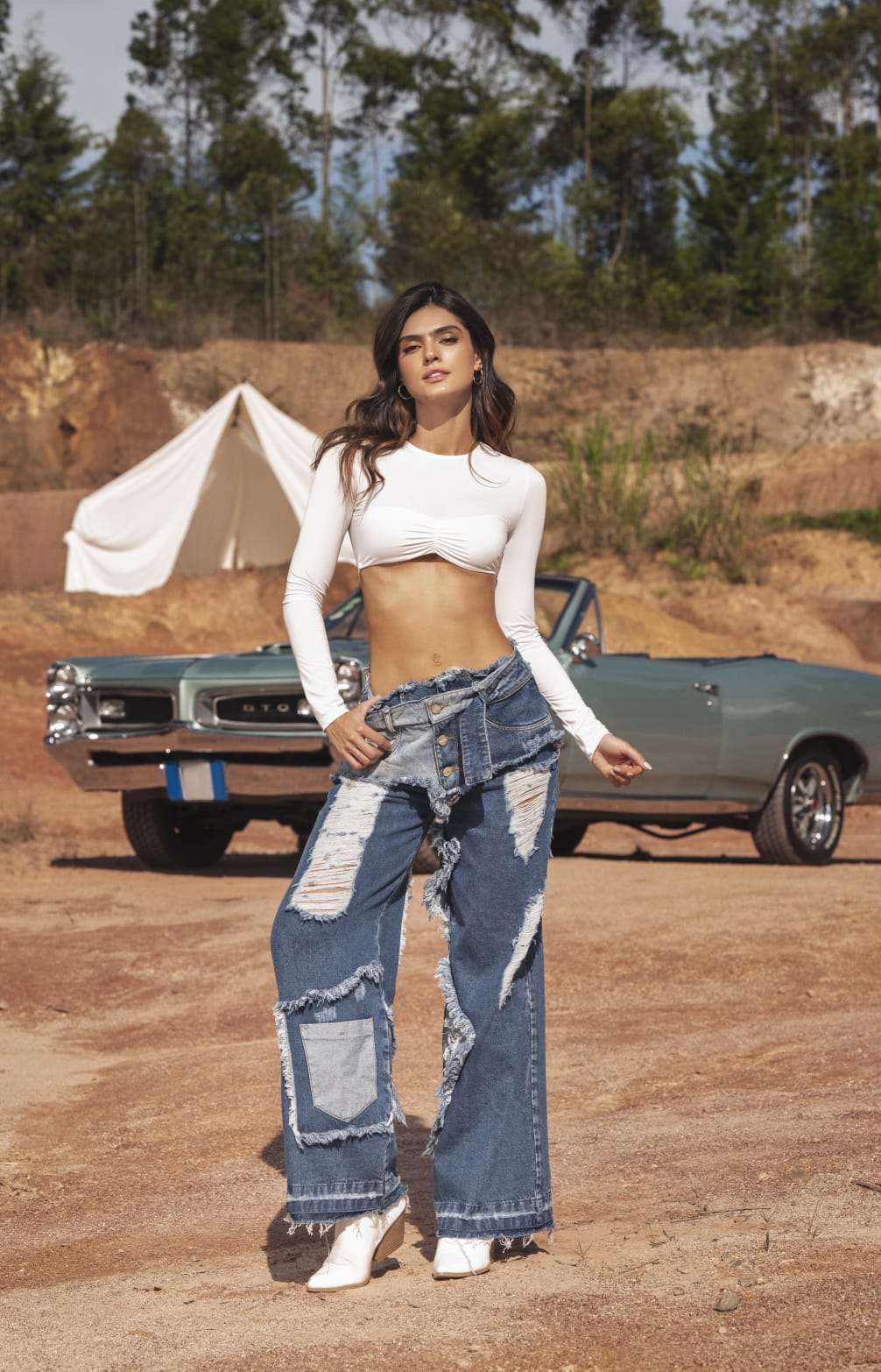 JEAN WIDE LEG GIJON